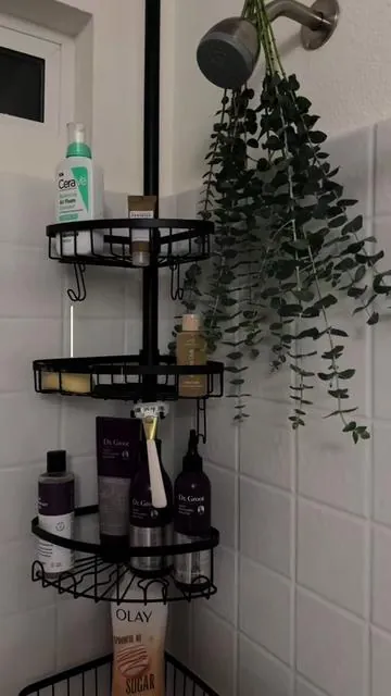 Let’s give my shower an upgrade 🤌🏼🌿🧘🏻‍♀️ #showercaddy #homedecor #homeimprovement #newarrivalssurge #tiktokshopcreatorpicks 