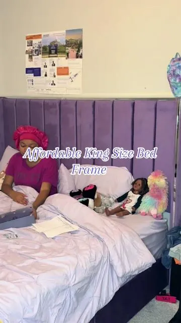 Have you ever seen a purple bed frame look this gorgeous 🤭  #naturallyb  #bedframe  #bed  #bedframes  #tiktokshopholidayhaul 