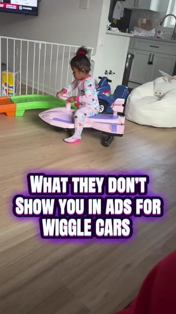 No one tells you the wiggle cars are capable of this… 😂😂😂 btw Emerson still thoroughly enjoys this car. #wigglecar 