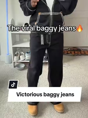 These baggy fit jeans are fire #baggyjeans #jean #viraljeans #mensfashion #affordablefashion 