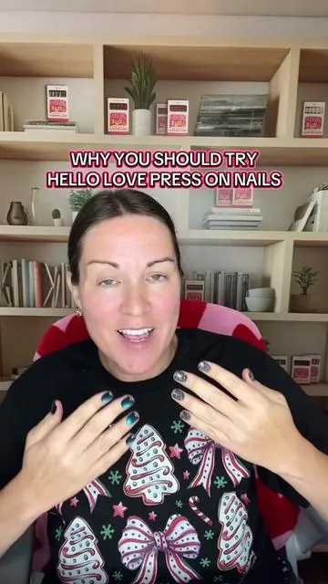 Hello Love press on nails are the highest quality, longest lasting, non-damaging, easy removal, luxury short press on nails that last 2+ weeks and are designed to fit petite, average and wide nail beds — all at an affordable price! We specialize in short square nails and have the largest selection of of colors and finishes you’re going to find on the market.  Included in every box of press on nails is 24 nails in 12 size inclusive sizes perfectly laid out in 2 trays (so you don’t have to dig to find your sizes), a tube of glue, a dual sided file and a cuticle stick.  The only thing extra that you need to get a 2+ week, no pop off manicure is our nail dehydrator and our nail stickers to go with the glue that come in every box of nails.  Our packaging is next level and provides a user experience like no other. Also included on every box is easy to follow press on nails tutorials for beginners, so you feel confident enough to nail the application! Hello Love press on nails deliver a salon quality manicure without the hefty price tag! Be the envy of all your friends and be ready for the compliments to roll in! No one will believe that you’re wearing press on nails and they look and feel so natural that even you will forget! Shop Hello Love Nails Hello Love Inc Nails #helloloveinc #hellolovenails #hellolovepressonnails #helloloveshop #luxurypressonnails 