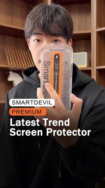 Why I swear by this tempered glass? It’s UNBREAKABLE#iphone17promax #screenprotector #temperedglass #smartdevil #Privacy 