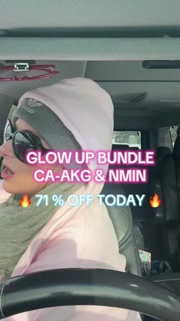 🔥 71 % off today for this GLOW UP 2026 bundle. Say what???? CA-AKG BEAUTY Multi- vitamin plus NMN. Now that’s a ln antiaging regimen!!! @Cata-Kor USA #glowup2026 #newarrivalssurge #catakorpartner #womenover50 