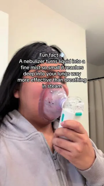 #nebulizer #fluseason #sickday 