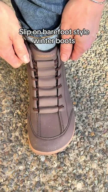Winter boots your toes will love @HOBIBEAR SHOES OFFICIAL  #hobibear #barefootshoes #winterboots #mensshoes #widetoebox 