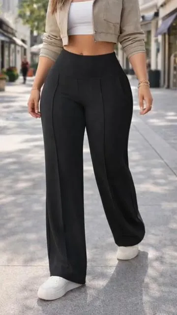 Loose Straight Leg Pants #womensfashion #tiktokshopholidayhaul #fyp #ootd #pants 