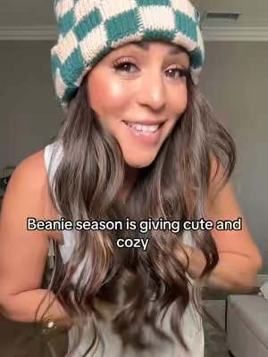 The beanie that says “I tried, but not too hard.” Checkered, cozy, and doing the most without actually doing the most. Toss it on, leave the house, look styled anyway. #tiktokshopcreatorpicks #ttscategoryambassador #checkeredprint #beanieweather  #beanieseason  Sales may vary per account