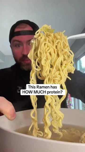 Unreal taste and so much protein in this ramen #protein #ramen #noodles #highprotein 