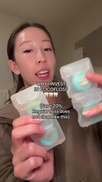 Do not wait to take care of your teeth!!   #cocofloss #dentalhygiene #flossing #toothcare 