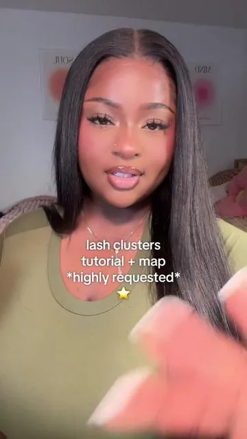 lash cluster tutorial!!! i promise once you try this map, you won't go back 🥇⭐️ #lashclusters #wispylashes #softglam 