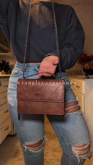 Perfect purse to grab coffee with ☕️ @Rustic Charm Bootic #purse #pursetok #wranglerpurse #crossbodybag #leatherbag 