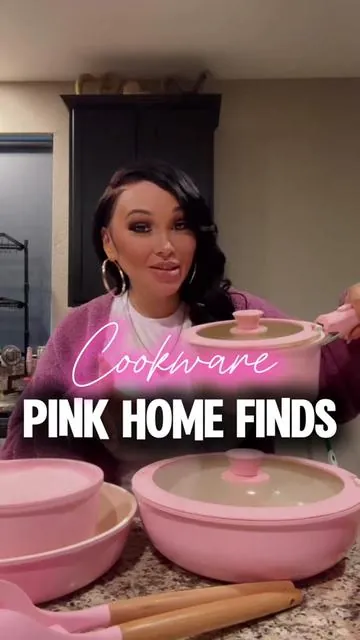 Pink Home finds | Cookware #pink #pinkhome #pinkcookware #homedecor #holidayhaul 