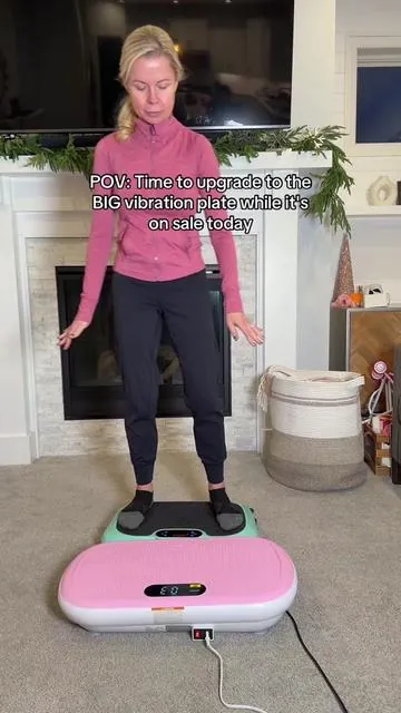 It was time to upgrade to the high power vibration plate #vibrationplate #highpowervibrationplate #highintensity #merachvibrationplate #newyearnewme 