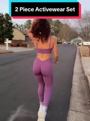So affordable for the top + bottom  #tiktokshopcreatorpicks #newyearnewaura #newyearnewme #activewear #matchingset 
