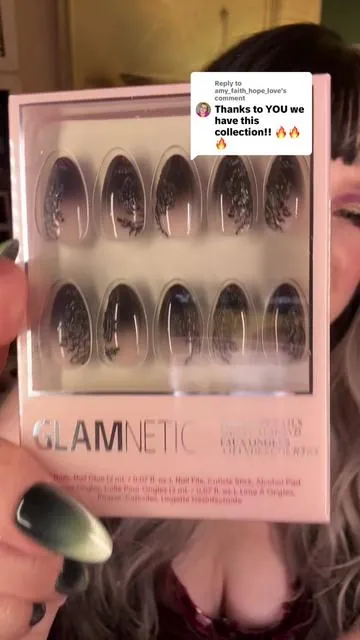 Replying to @amy_faith_hope_love For almost 10 months, I showed up to every Glamnetic meeting — CEO, co-founder, the whole team — and I kept saying the same thing: ‘GothGirl collection. We NEED a GothGirl collection.’ Every. Single. Time. And they listened. They listened to me, to YOU, and to the entire alt-girl community that’s been begging for darker, moodier, spookier nails. I’m so grateful to Glamnetic for being a brand that actually hears their creators and builds with us. And this is just the beginning… I’m hoping we get even more gothic, witchy, vampy designs in the future. 🦇✨ Thank you for seeing me, supporting me, and helping make this happen. This collection exists because we refused to let the idea die. 🖤 @Glamnetic  #G#GlamneticG#GothGirlCollectiona#altgirlstylep#pressonnailsbeautycreator 