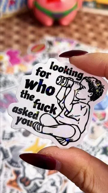 130 funny vinyl waterproof stickers in one pack for your water bottle or hard hat or laptop or ya know whatever #funnystickers #vinylstickers #stickers #tiktokshop