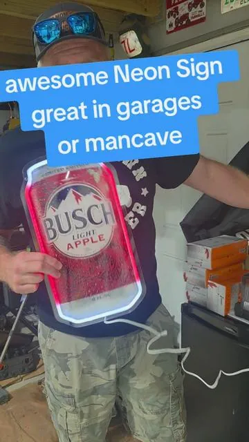 must have neon sign. #sign #signs #neonsign #led #mancave 