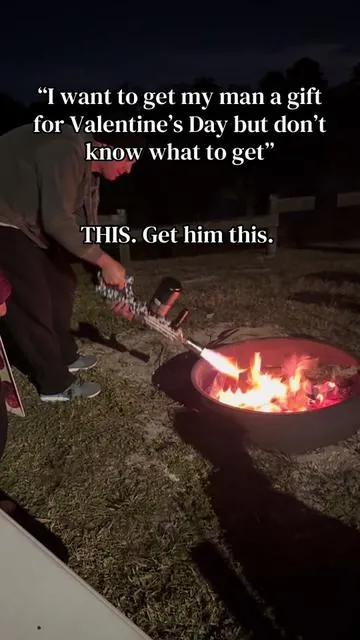 The gift every man needs #campfire #bonfire 