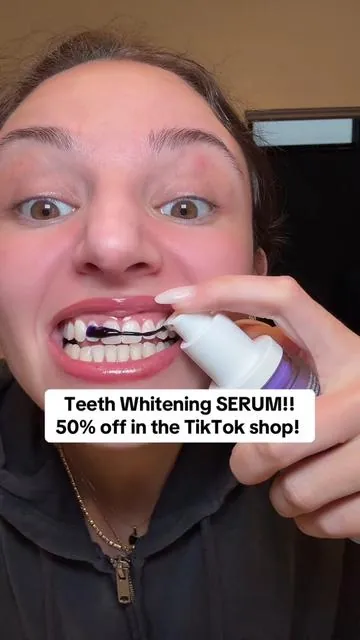 NOT a toothpaste!! A #teethwhitening serum!! 