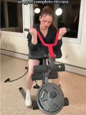 💪Con este banco multifuncional puedes trabajar todo tu cuerpo sin salir de casa es como tener un gym en casa 🏠 #homeworkout #bench  #gymhome  #homegymequipment   #homeworkout @OPPSDECOR 