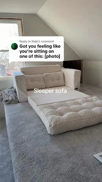 Replying to @Nabi you are correct! It fold out into a bed 🛌 