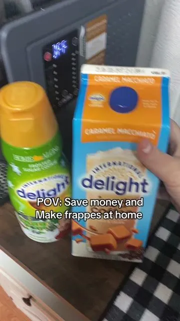POV: You Just Made frappes  at Home! Make ice cream , slushies , spiked slushies you name it it can do it !!#slushies #slushy #slushiemaker #icecreammachine #tiktokshopcreatorpicks 