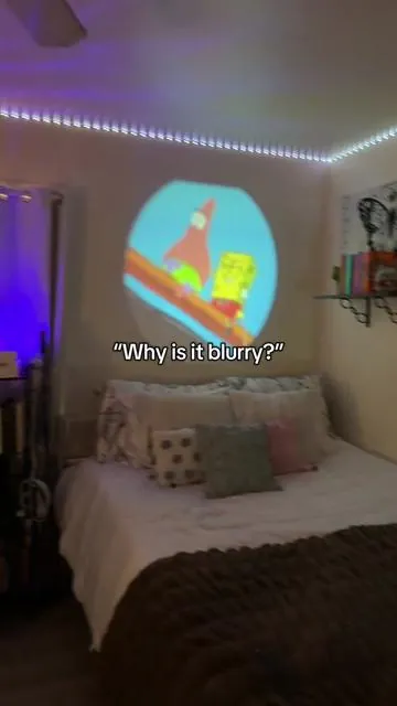 And then just log into your subscriptions 🙌🏽 #projector #smartprojector #movienight #roomfinds #viralllllll 
