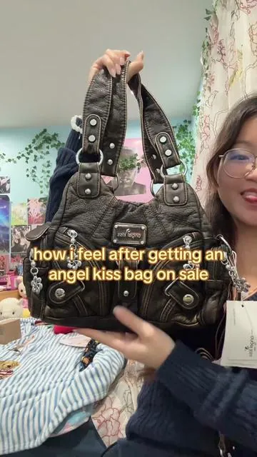 actually love their bags 😭😭 #fyp #angelkiss #bag #purse 