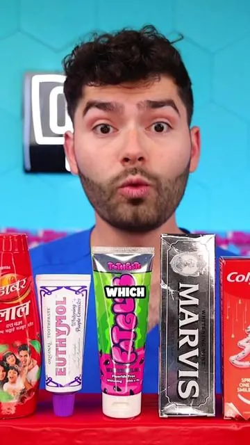 Which Country Has the Best Whitening Toothpaste? #dentist #whitening #satisfying 