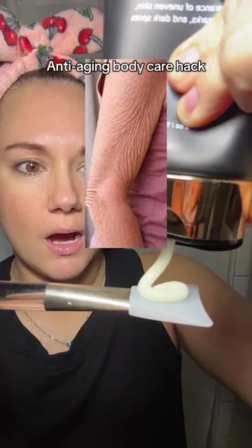 Anti-aging body care hack. DRMTLGY Body Duo @DRMTLGY #drmtlgy #drmtlgyskincare #over40skincare #antiagingskincare #tiktokshopcreatorpicks 