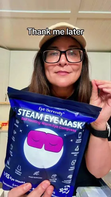 These steam eye masks feel amazing!! #eyemasks #sleepmask #freeshipping #tiktokshopcreatorpicks #selfcare 