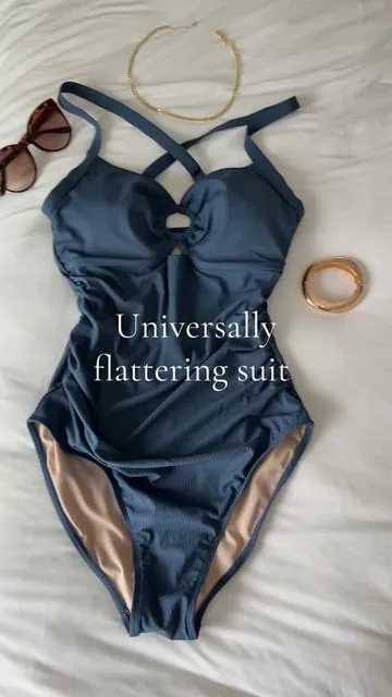 Affordable, flattering, great reviews! Grab one while your size is in stock #swimsuit #bathingsuit #onepiecebathingsuit 