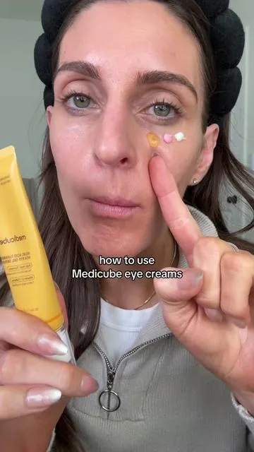 How and when to apply Medicube eye creams because the order actually does matter #medicube #newyearnewme #eyecreams #darkcirclesundereyes #eyecream @medicube US Store 