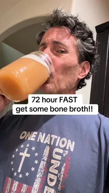 Just finished 72 hour fast… #nakedbonebroth #bonebroth #bonebrothbenefits #72hourfast #waterfast 