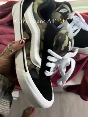 VANS camo sneakers @Tillys 