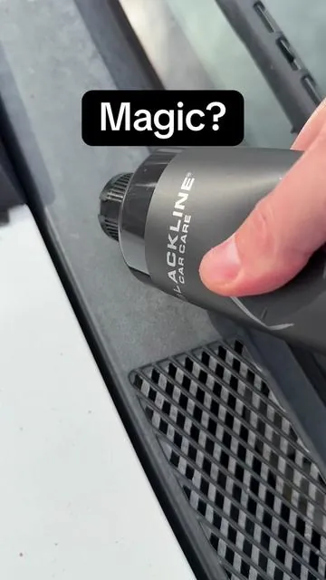 BLACKLINE Blackout Trim and Tire Dressing restores faded plastic and rubber with a deep black finish that lasts and protects against the elements. #trimrestorer #tiredressing #cardetailing #plasticrestoration #blackline