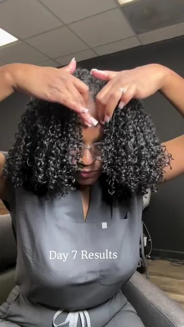 7 days of soft, bouncy, and defined curls 😍 Perfect for curls, coils, and waves that need long lasting hold👏  Get it right here on TikTok Shop #michebeauty #curlyhairroutine #washandgo