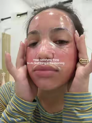 The BEST overnight mask by my favorite @medicube global  Also- SUPER swollen because I literally just woke up before recording this😂  #medicube #pdrn #collagenskincare #fyp #tiktokshopcreatorpicks 