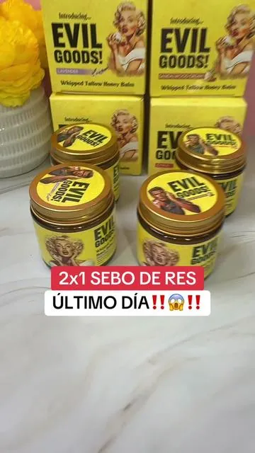 Sebo de Res original de Evil Goods para un cuidado natural de la piel Disclaimer: Discount offered as of the time the video was uploaded and may vary depending on the date and time of purchase. #dealsforyoudays #tiktokshopmothersday #tiktokshopspringglowup #tiktokshopspringsale #tiktokshopjumpstartsale @evilgoods 