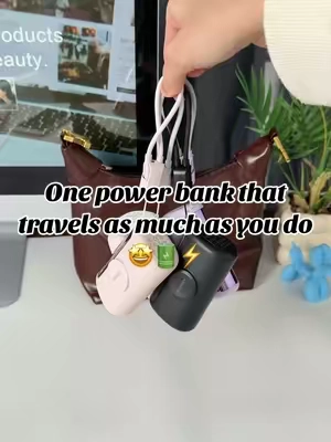 One power bank that travels as much as you do.On sale today!#tiktokshmopholidayhaul #powerbank #rorry #portablecharger #outdoorfun #tiktokshopcreatorpicks #fashion #3in1charger #traveltiktok #applewatch #traveltip #charger #fyp #tiktokmademebuyit #travel #fastcharge 