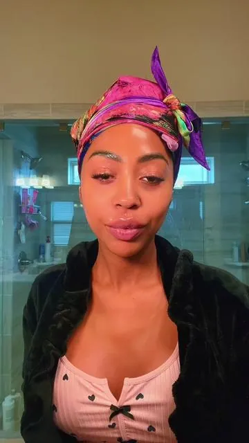 Girl drain the puffiness from your face. 