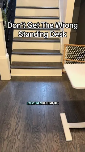 This standing desk by @Sweetcrispy Official is the perfect portable desk!  It is an adjustable desk up and down but the tilt and hidden wheels make all the difference! #standingdesk #portabledesk #adjustabledesk #workfromhomelife #teachermusthaves 