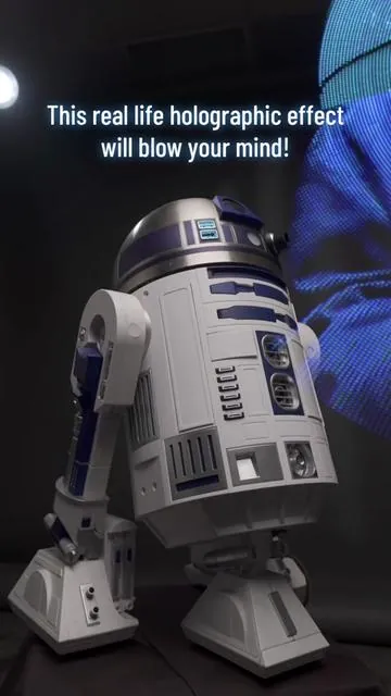 My childhood dreams have come true! Have you seen one of these holograms in real life? #asmrkenobi #starwars #hologram 