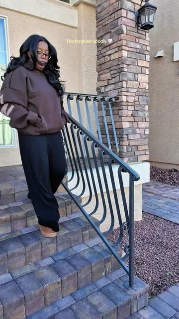 Wearing a size large 
