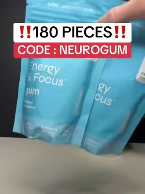 Extra Strength Neuro is the best! #energyandfocusgum 