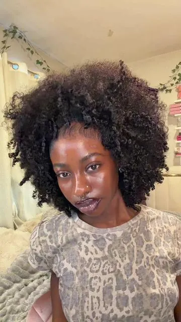 i love afro curly half wigs😍😍 hair from @OQHAIR #fyp #falldealsforyou #tiktokshop #oqhair #halfwig 