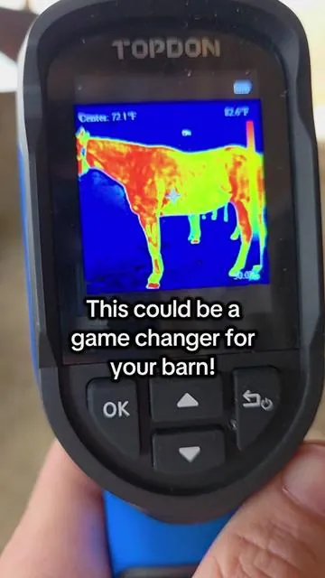 This handheld thermal imaging camera from @TOPDON USA is coming in super handy for the horses! My vet uses one in his office so when I saw these on tiktok I figured it would be helpful to have on hand to give an idea of what could be going on with our performance horses. It's super easy to use, very portable and takes still images so that you can compare them! #horse #horseproducts #thermalcamera #thermalimaging 