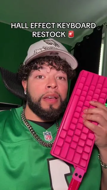 Mini Hall effect keyboard for the low low. Lock in the Aula Win 60 for your game nights, or long days of typing! Comes in this awesome rose pink color and other colors, hot swappable key caps and magnetic switches (switches must be magnetic switch), and has customizable software!! No assembly required, no batteries, just plug it into your device and go! #mechanicalkeyboard #keyboard #aula #spotlightfinds #tiktokshopjumpstartsale 