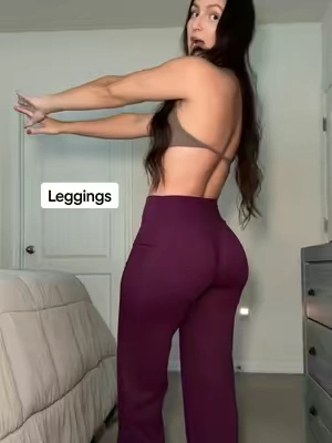 I get the hype now 🙈 #leggings #straightleg #highwaistlegging 