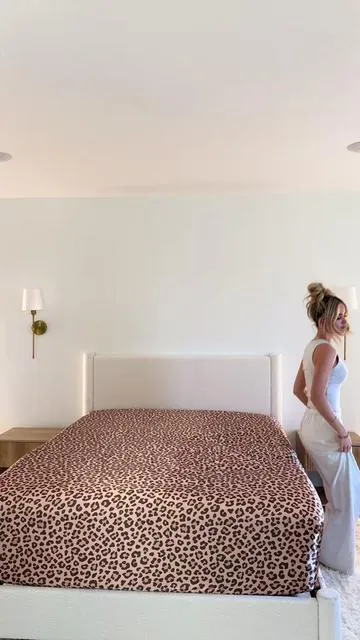no complaints about any of it 🥹☁️✨ #cozybedsetup #aesthetichomedecor #lilyjean #utahhomeowner #cozyroomdecor 